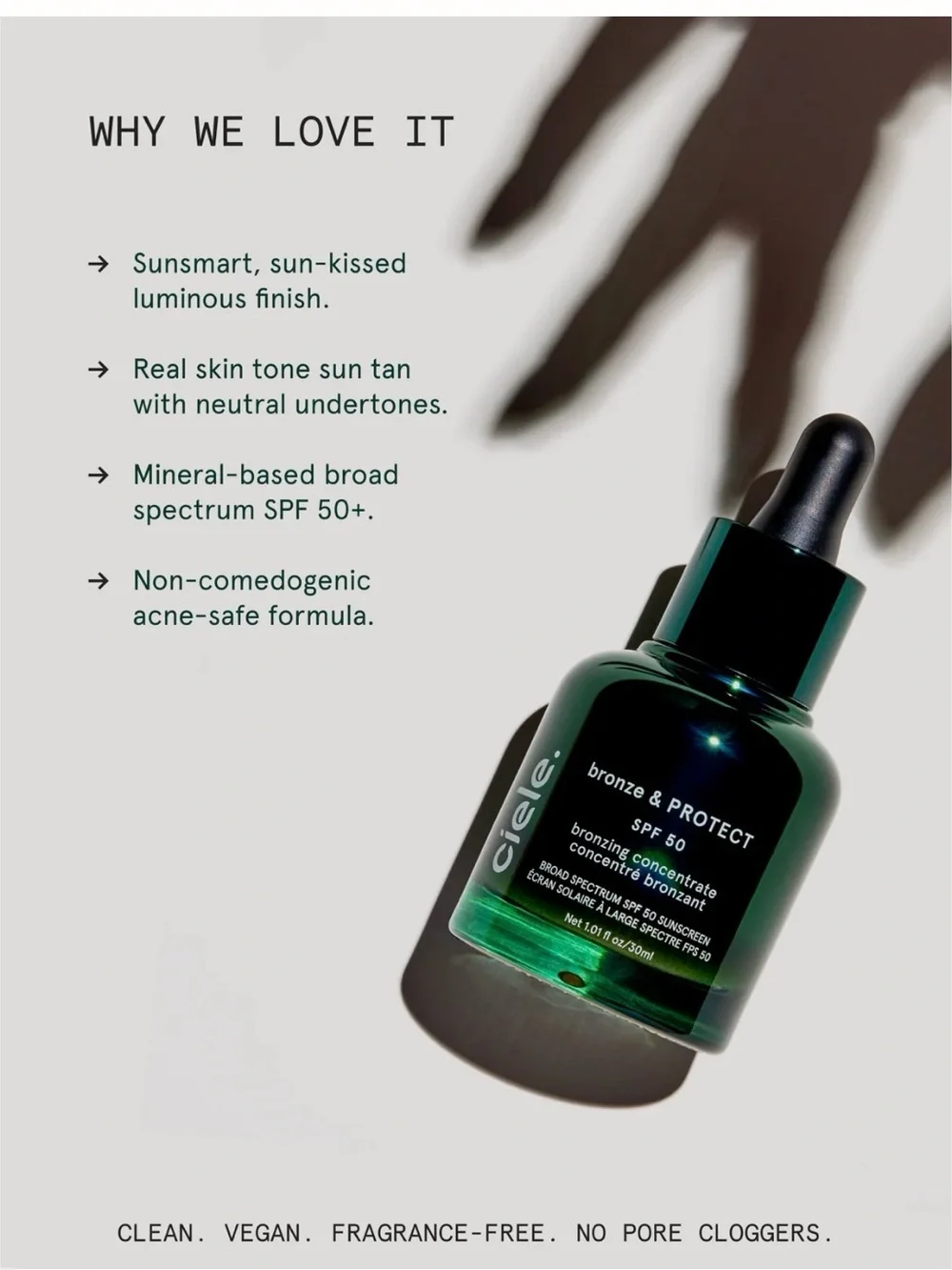 Ciele Bronze & Protect SPF 50 Bronzing Concentrate - shade 2